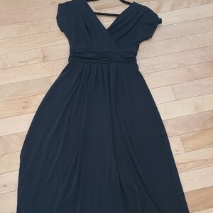 IMAN Classic Black Maxi Dress